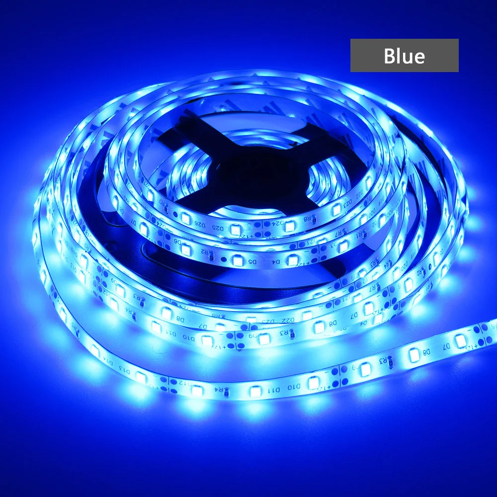 New 5meter/pack LED Strip Light Garland Gaskets 5m SMD 2835 Flexible DC 12V Diode Tape Wire Christmas Lamp 300LEDs