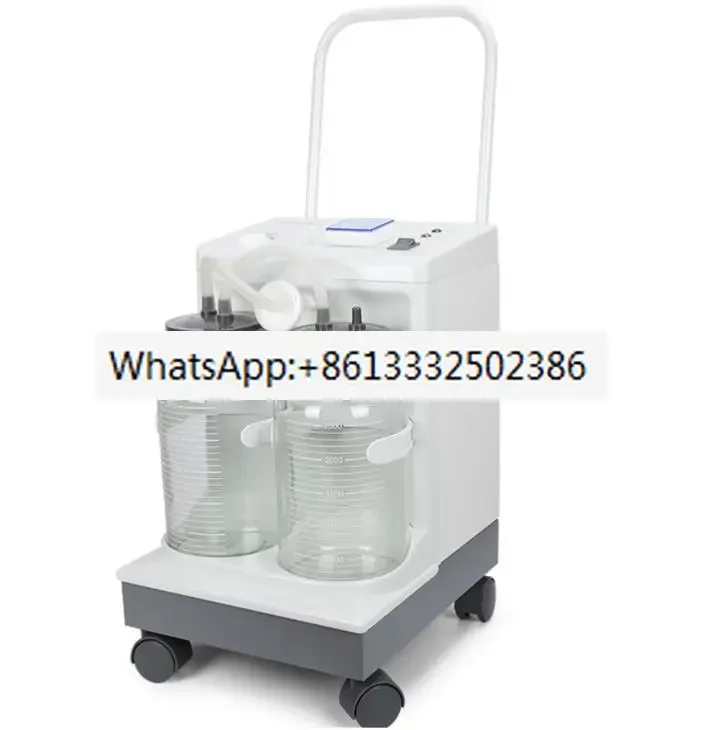 

Double Bottles Suction Trolley Unit Machine Vaccum Hot Sell Electric Suction Pump Apparatus Aspirator