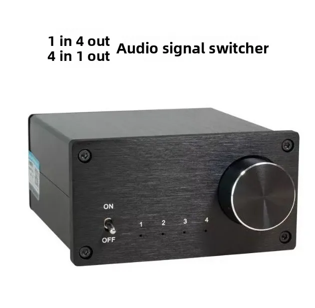 4 In 1 Out Stereo Audio Selector Switcher Lossless Sound Passive Signal Box