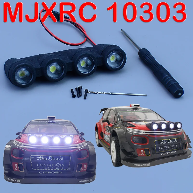 

3D Printing Front Spotlight Hood Light for 1/10 Hyper Go MJXRC 10303 C3 Remote Control Car Off-road High Speed RC Cars Truck