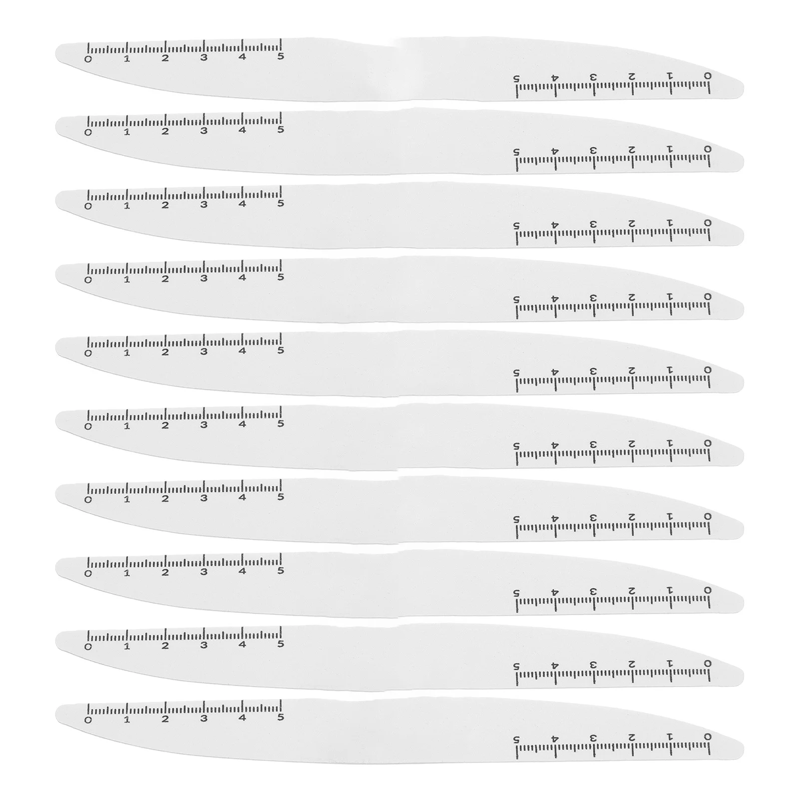 

10Pcs Willow Leaf Shaped Nail Files Durable Wood Manicure Pedicure Polisher Smoother Shiner Versatile Application Care