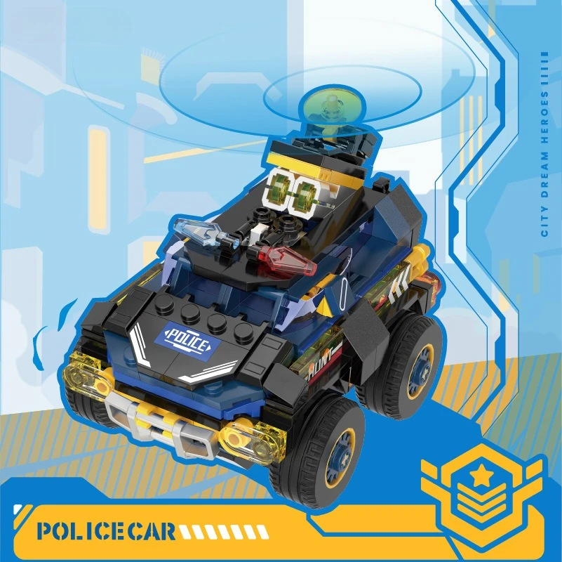 مكعبات بناء الجسيمات الصغيرة نموذج سيارة رياضية لعبة تجميع تعليمية للأطفال ib1102 الأولاد #1