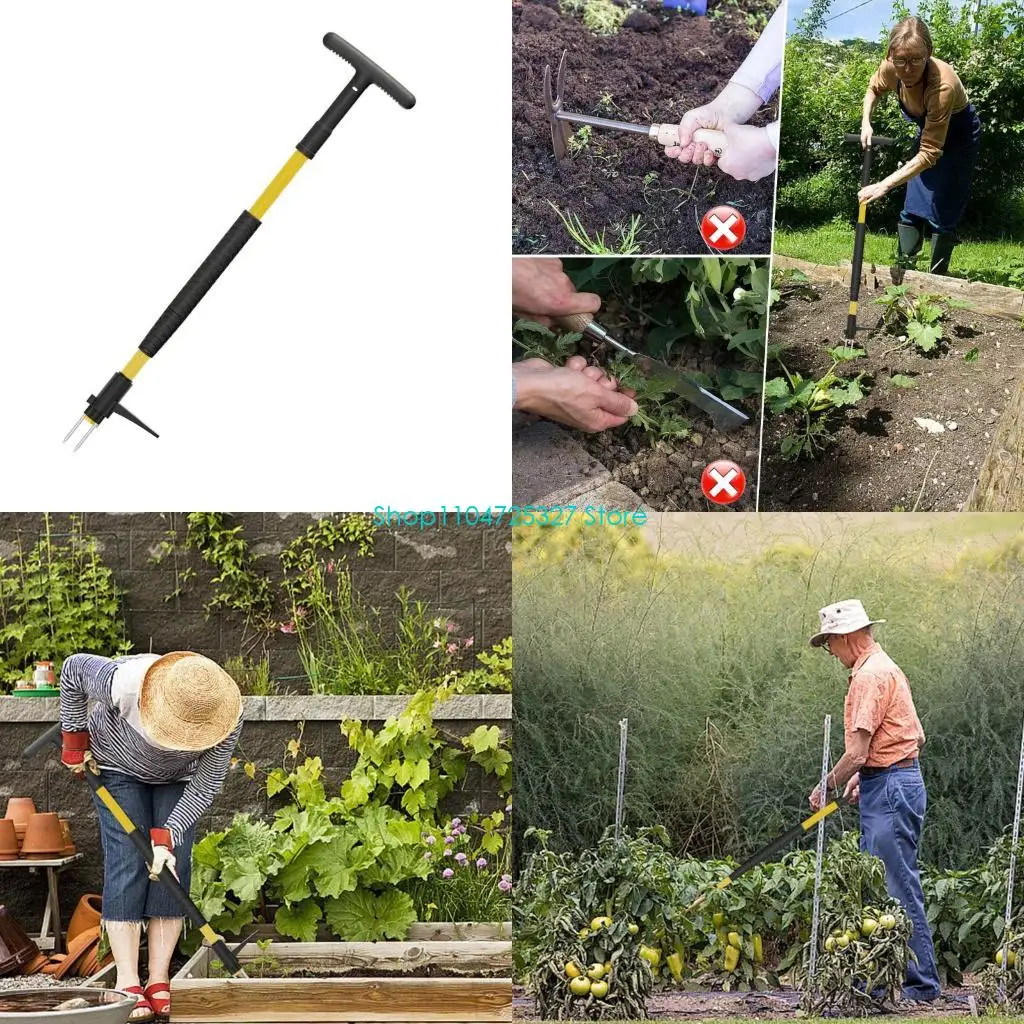 

D8KF Профессиональный инструмент для извлечения корней для мягкой влажной почвы 3-х зубчатый съемный культиватор с усиленной