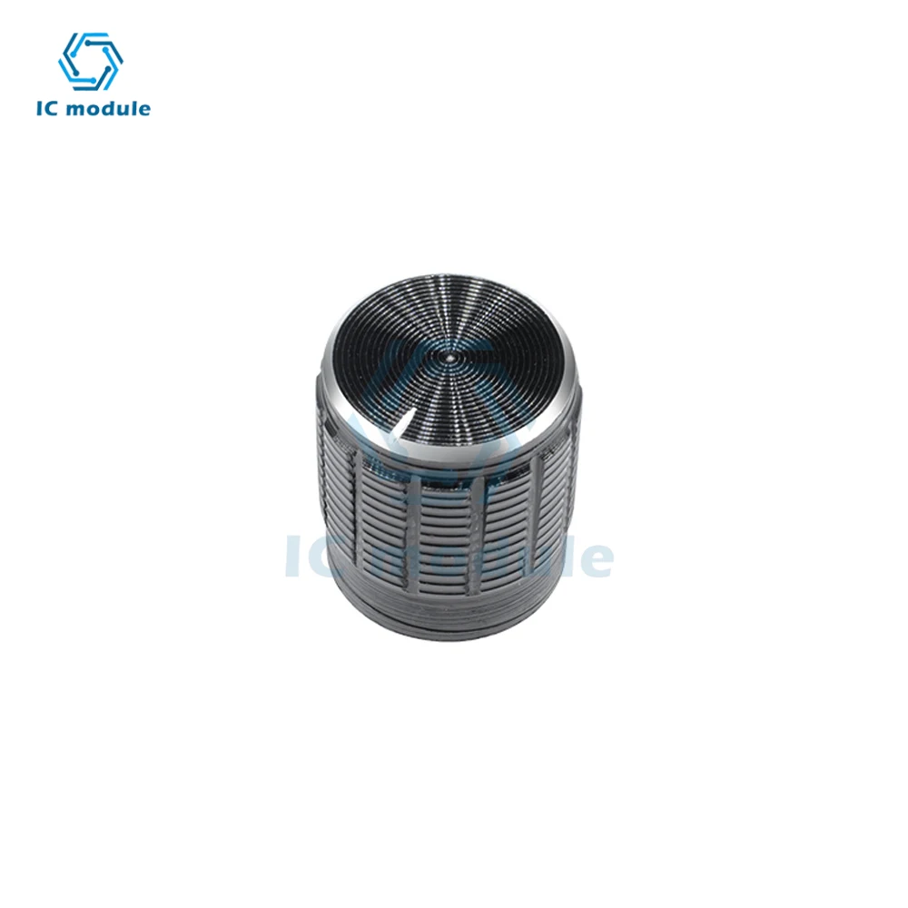 1/5/10 PCS Aluminum Alloy Potentiometer Knob Cap Volume Control Knob Hat Rotation Switch 6 mm