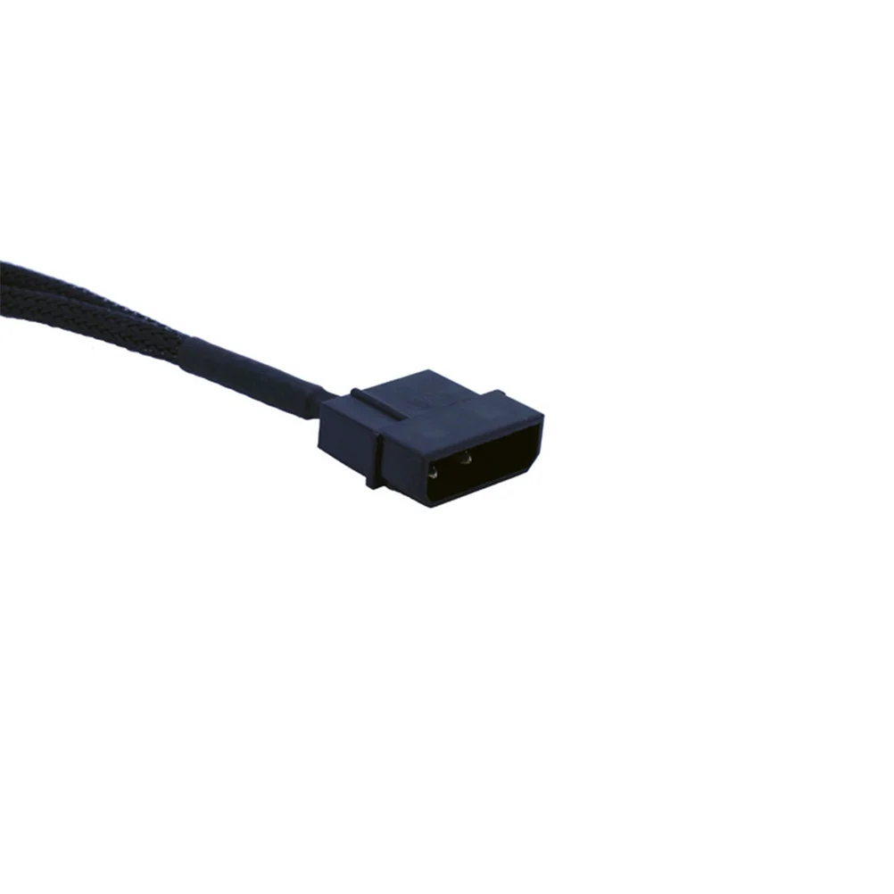 

3Pcs Pwm Fan Splitter Cable Black Fan Temperature Control Extension Cable Mainboard Connector