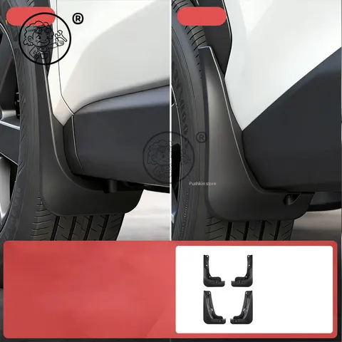 Брызговики для Toyota RAV4 2026 6-го поколения XA60 (передние и задние), защита от брызг, аксессуары