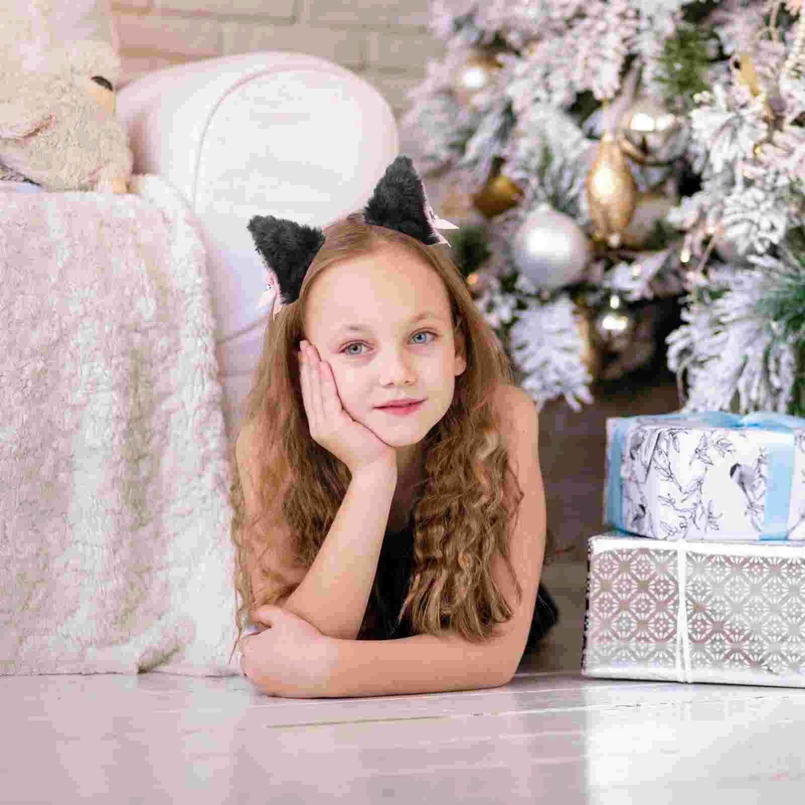 Cat Ears Hairpin Ornament Accessories Clip Party Headdress Cosplay Lovely Barrette Barrettes