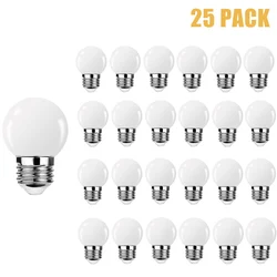 Ampoule Led Globe laiteux en plastique coloré PC G45 SMD blanc E27 220V guirlande ampoule 1W 3W fête de jardin lampes boule bon marché