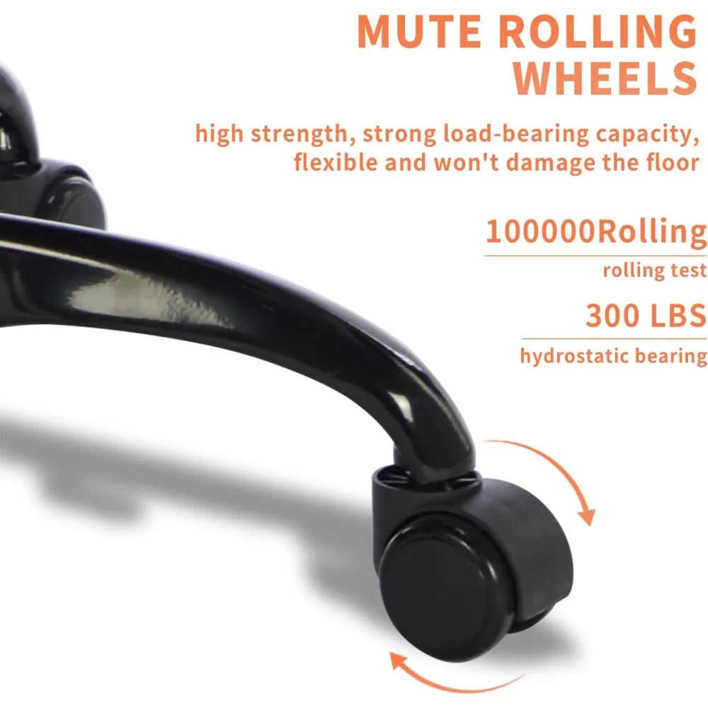Ergonomic PC Gaming Chair with Massage, Footrest, and Lumbar Support image 13