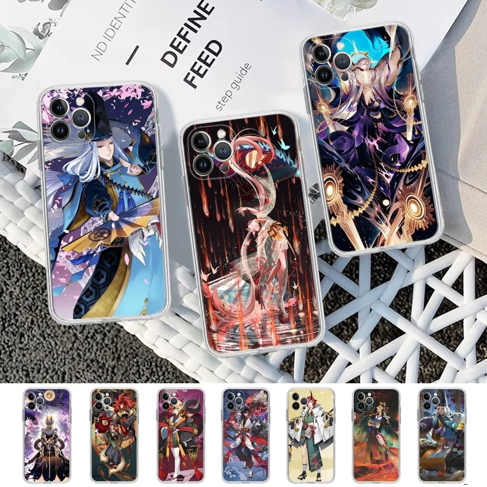 Onmyoji game Phone Case for iPhone 8 7 6 6S Plus X SE 2020 XR XS 14 11 12 13 Mini Pro Max Mobile Case