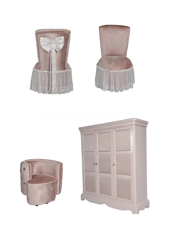 최신 디자인 수제 핑크 공주풍 사랑스러운 어린이 침대 (아이방 가구) BF05-150511-8