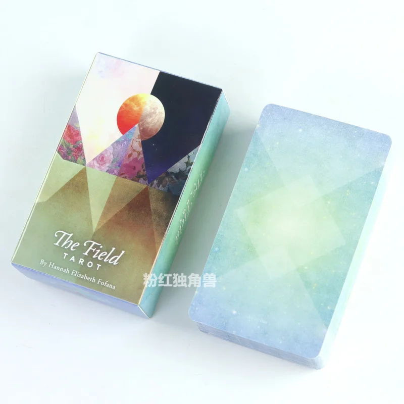 78-Card The Field Tarot (10,3x6cm) – Engelse digitale gids inbegrepen. Perfect voor Tarotfans, omarmen spirituele reis!