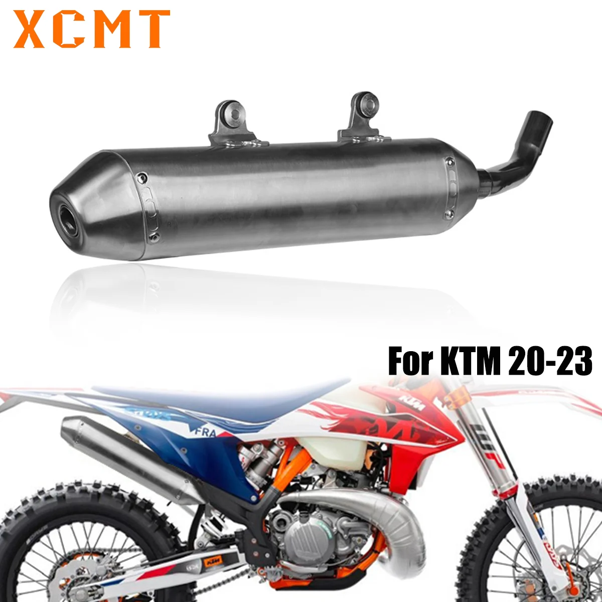 

XCMT Motorcycle 2024 Two stroke engine exhaust tail end For KTM EXC 250 300 2020-2023 Off-road racing