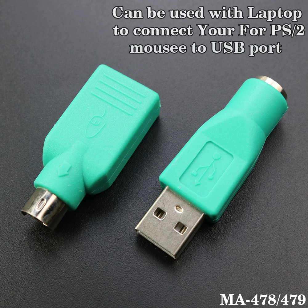 

1pcs USB 2.0 Male To Female Converter Adapter For PS2 Computer PC Laptop Keyboard Mouse Connector USB To For PS/2 Adapter