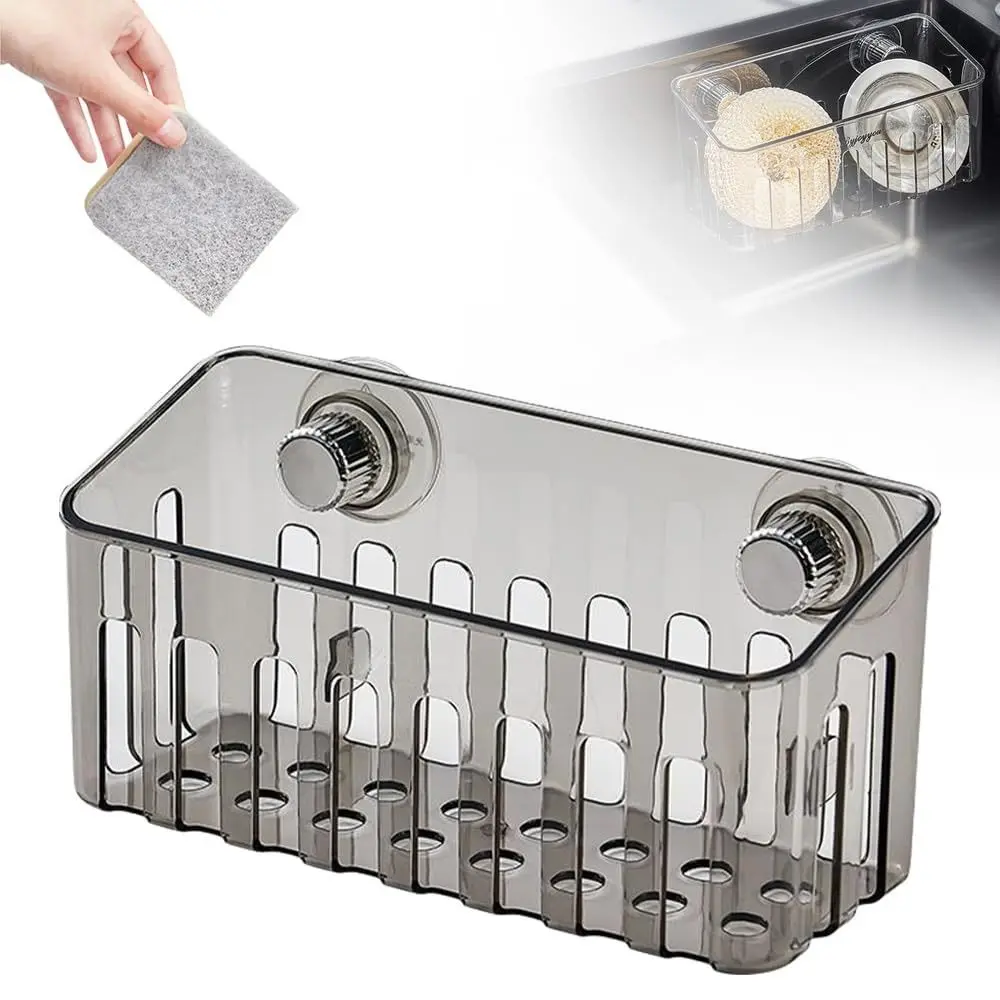 Rotierende Abflussregale für Waschbecken, Wandmontage, praktisches Eckregal mit Saugnapf für Badezimmer, multifunktionaler Aufbewahrungskorb