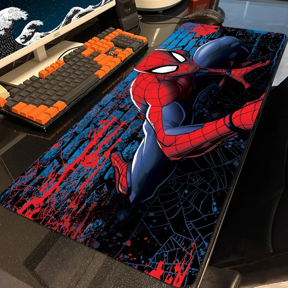 Movie A-Spider-Man Mousepad Mouse Mat With Pad gaming accessories Prime Gaming XXL Keyboard Pad Stitch Padding Mat