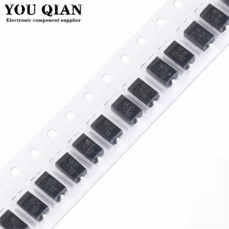 50PCS US1D US1J US1K US1M US2M SMA HER103 HER107 HER207 UF4005 UF4006 SMD 1A 2A 600V 800V 1000V Rectifier Diode New