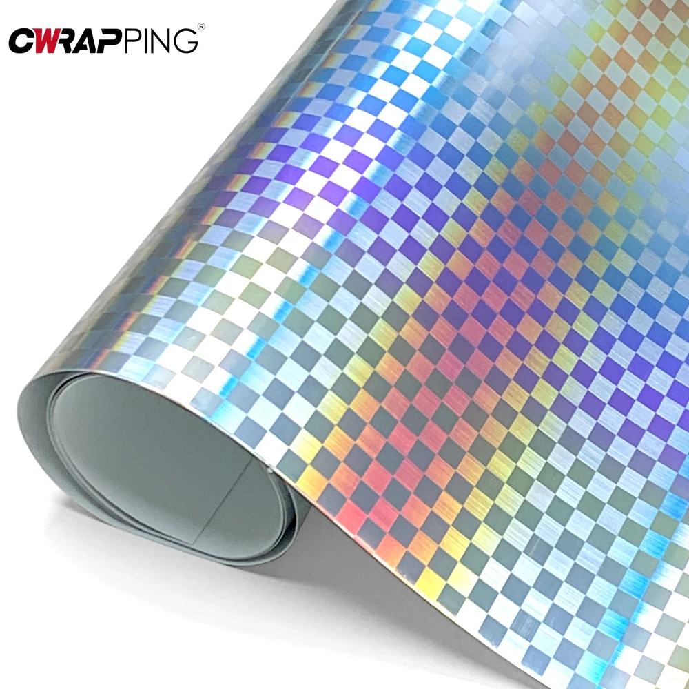 

Серебряные автомобильные наклейки, матовая наклейка из углеродного волокна, клетчатый узор, наклейка на мотоцикл, ПЭТ, без пузырьков, аксессуары для тюнинга автомобилей