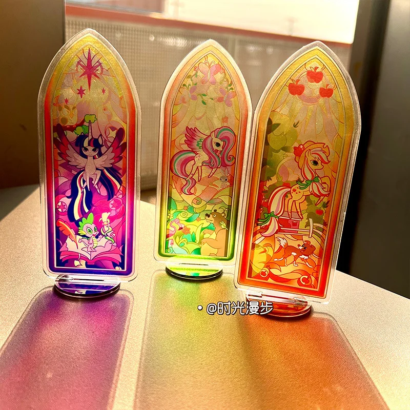 حامل نافذة My Little Ponys Pinkie Pie Rainbow Dash Fluttershy Twilight Sparkle مع أيدي للهدايا #4