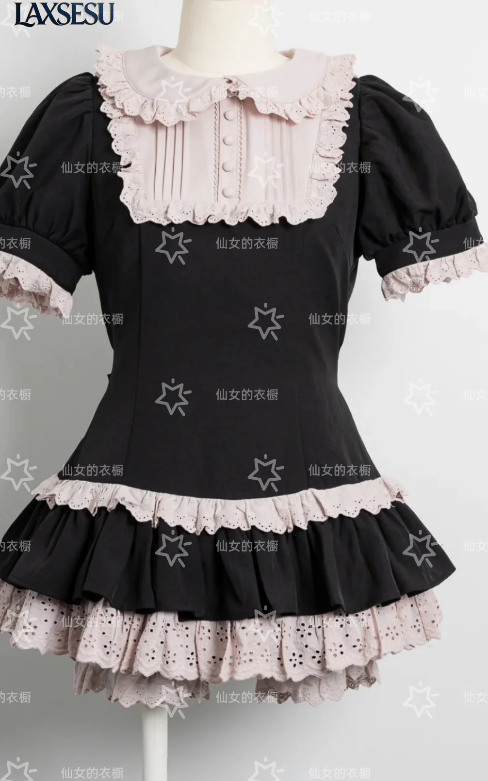 Spring and Summer 2 Piece Set Women New Japanese Mass-produced Girls' Sets Lace Doll Collar Short Sleeve Top with Shorts Set