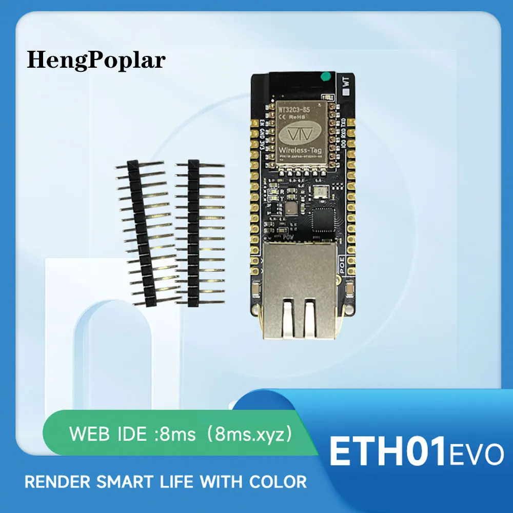 Imagem -02 - Ethernet Gateway Wi-fi Bluetooth Ethernet em Iot Gateway Serviço Posição Comunicação Eth01-evo Esp32-c3