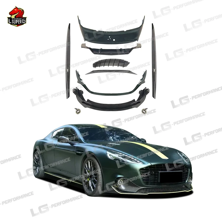 

Для Aston Martin Rapide s AMR Style Авто Body Kit Передняя губа Задние бамперы Спойлер для Aston Martin Rapide S 4-дверный Bodykit