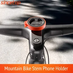 Aluminum Bicycle Phone Mount, Quick Lock, Mountain Bike Handlebar Stem Cap Cell Phone ebike Holder, Gps Stand Bracket