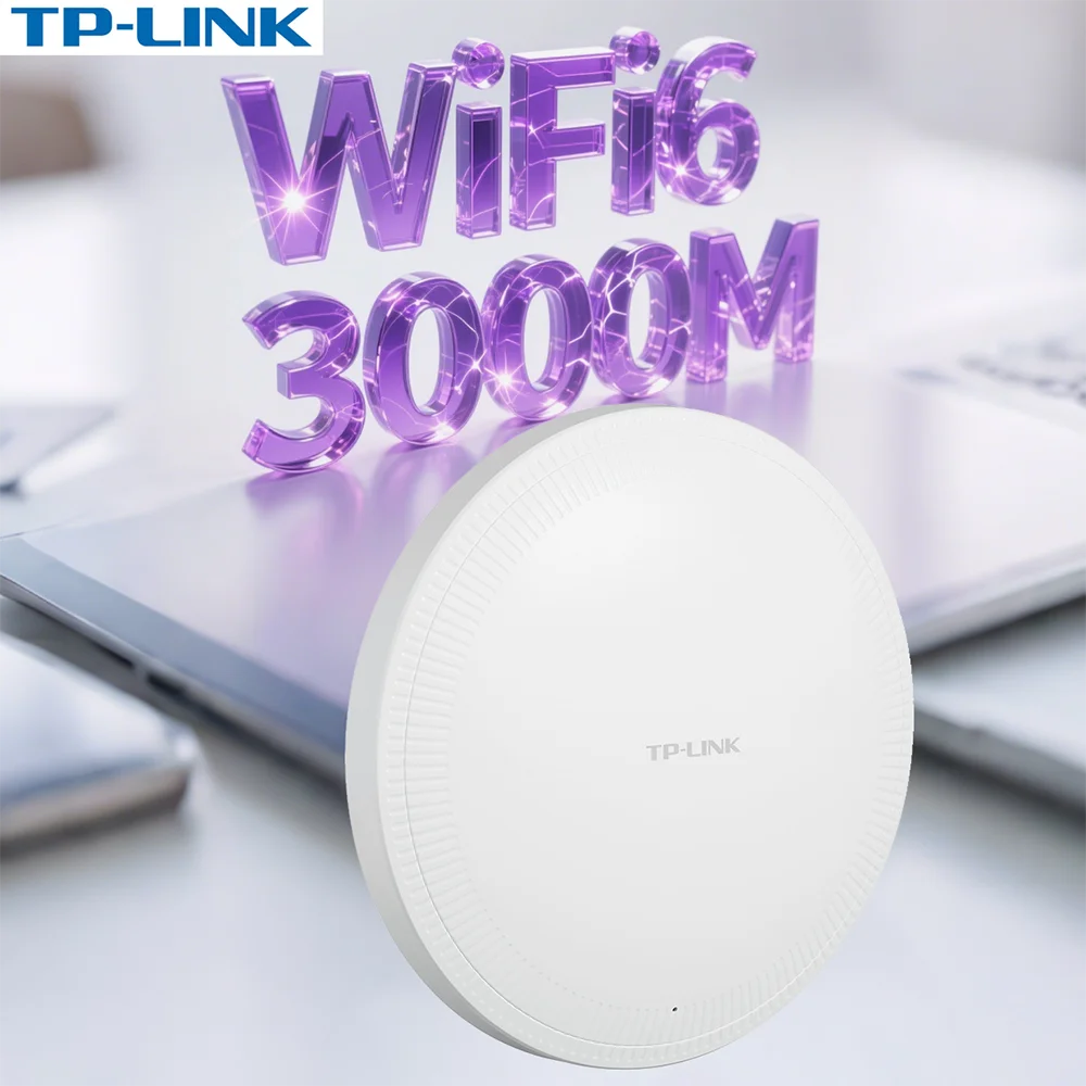 

TP-Link AX3000 Wi-Fi6 MESH Router Celling AP Access Point Wireless PoE AP Dual Band 5GHz High-Power Wifi Repeater Hotspot