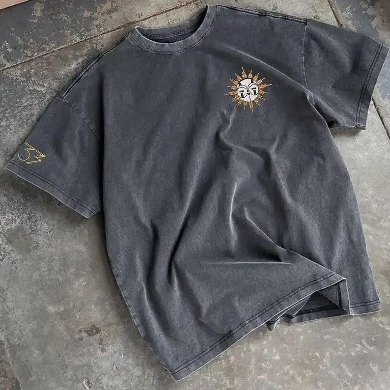 

0bscur 3squie Washed Tee 3xpedition 33 Inkjet Print Tees Shirt Maelle's Brooch Perfect Gift for Game Fans Cotton Tee Unisex 2025