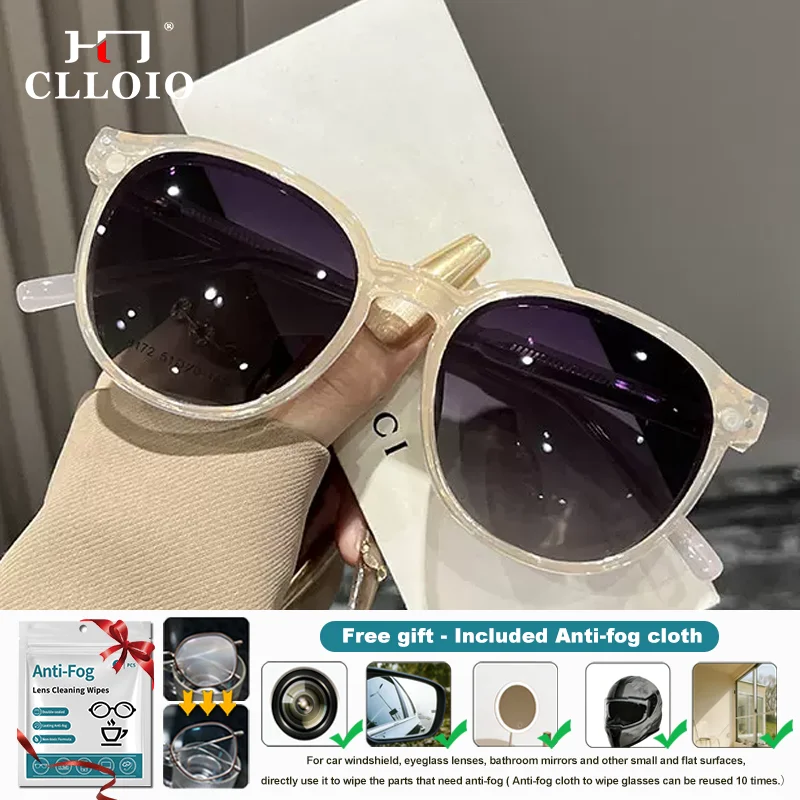 CLLOIO Outdoor Sunscreen Magnet Clip On UV Protection Sunglasses Men Women Anti Blue Light Myopia Prescription Reading Glasses - view 3