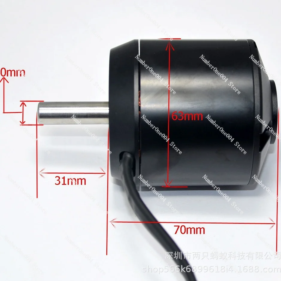 

DC Brushless Motor 6355 2450W Sensory Remote Control Skateboard Remote Control Car High Temperature Resistance