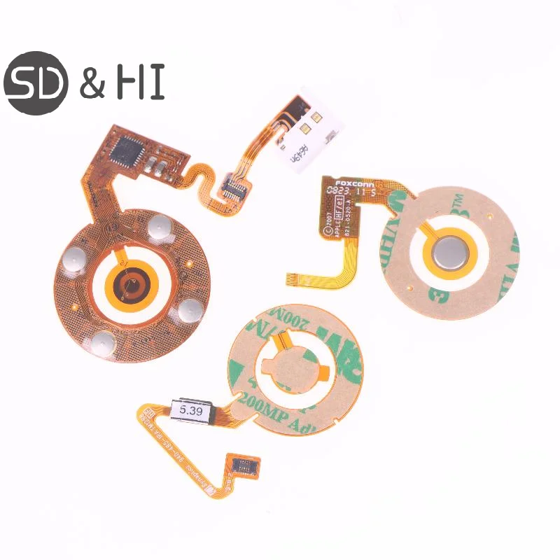 Rueda de clic con cinta de cable flexible para IPod Nano 2 2nd 3 3rd 5 5th Accesorios