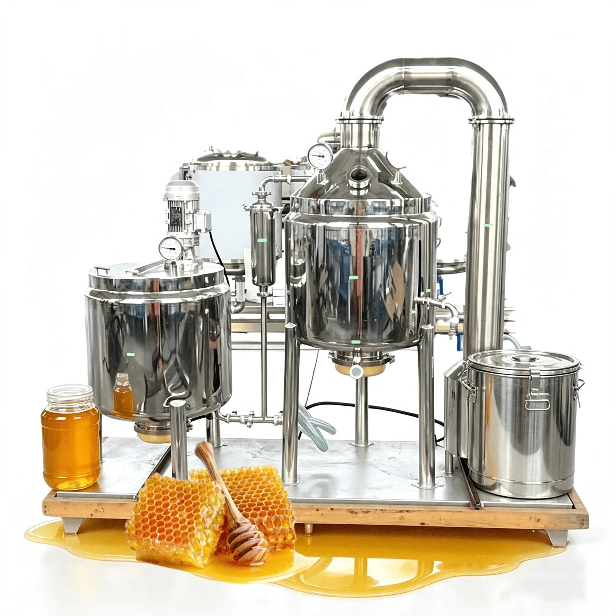 *for 300L Touch Screen Automatic Honey Refining Honey Concentration Machine for Honey Processing Plant