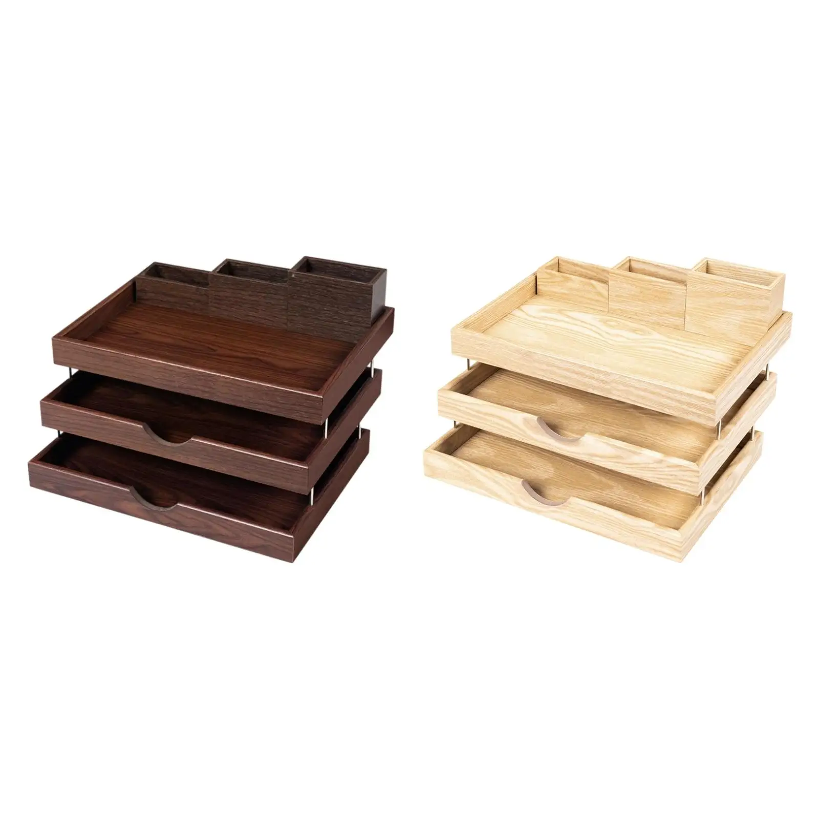 

Desk Organizer Letter Tray Remote Control Organizer Desktop Storage Tray for Living Room Snack Cleaning Desk Art Supplies