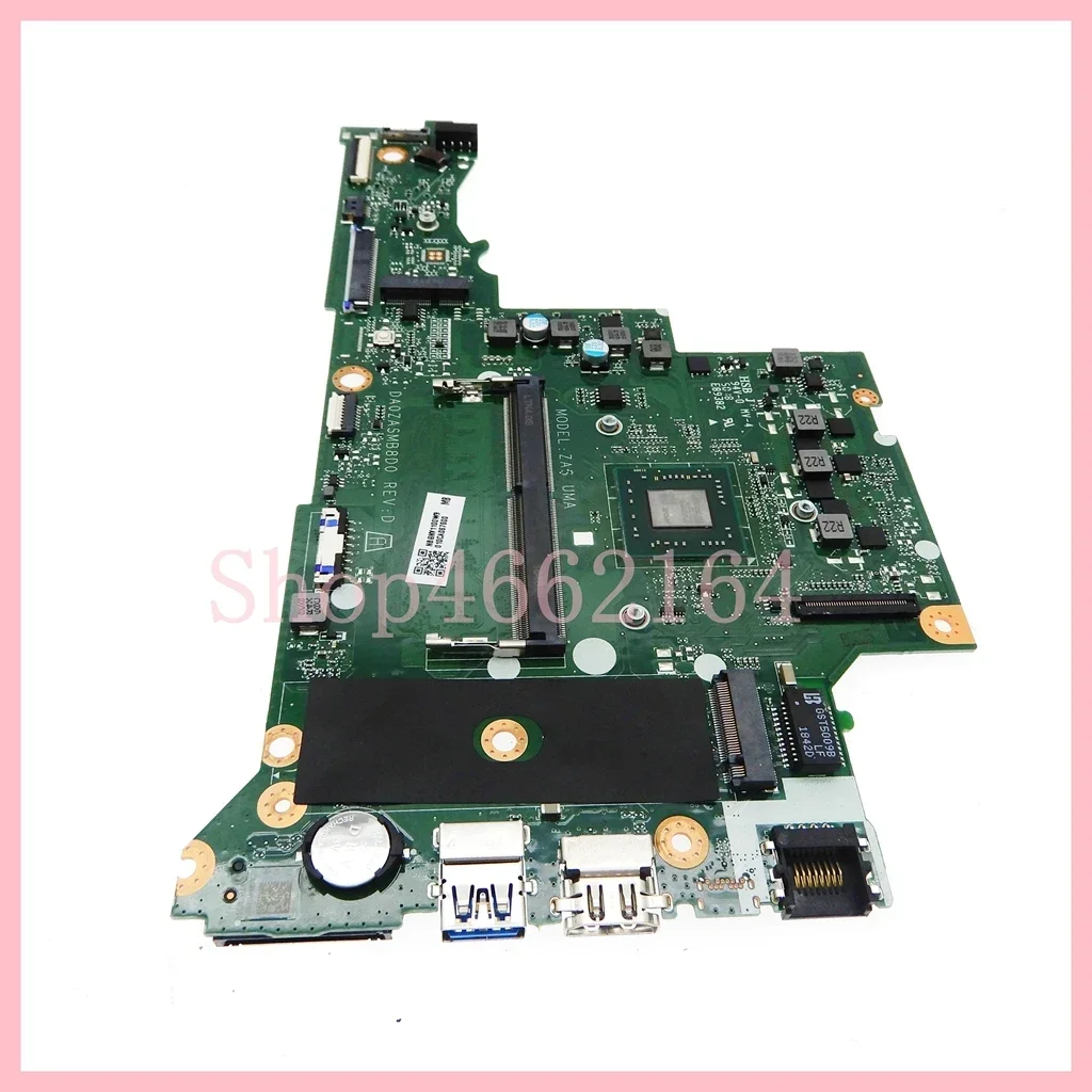 Imagem -04 - Placa-mãe do Portátil para Acer Aspire Da0zasmb8d0 w E2-m9000 A4-9120 A6-9220 A9-9420 Cpu 4gb de Ram A315 A31521