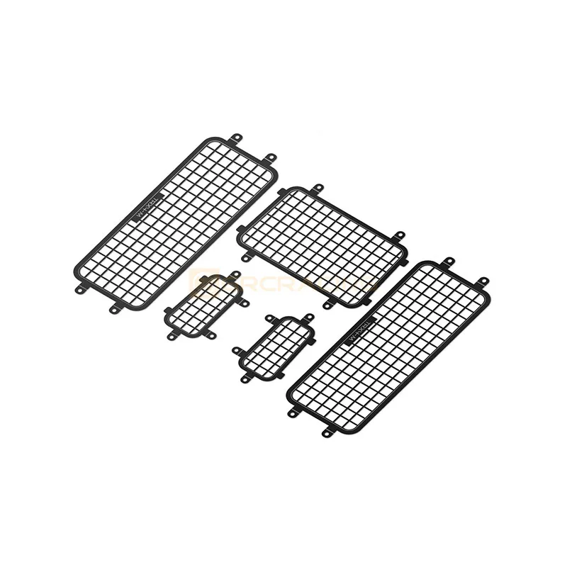 TRX4M Simulation Metal Three-dimensional Side Window Net and Rear Net for 1/18 RC Crawler Traxxas TRX-4M Car Defender D90 Parts