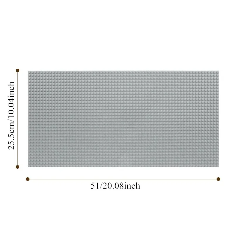 32x64 Dots Classic Building Blocks Base Board, DIY Assembled Building Blocks Wall Compatible With Brand Gift Toys for Kids image 2