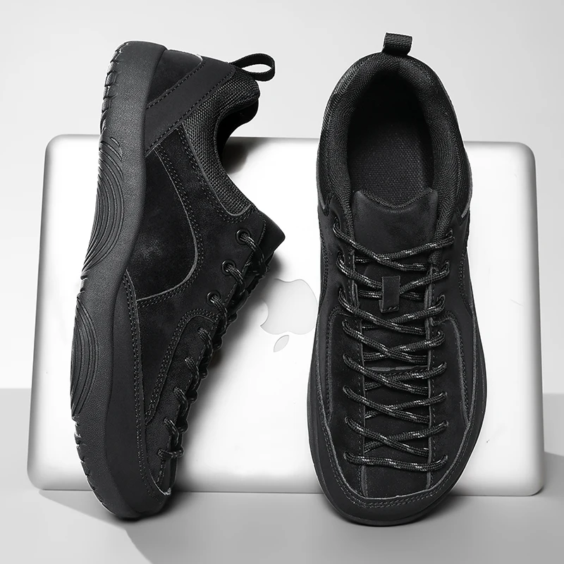 Outdoor Men Casual Sneakers Minimalist Wide Toe Barefoot Shoes Lightweight Zero Soles Walking Hiking Shoes Couple Climbing Shoes image 5
