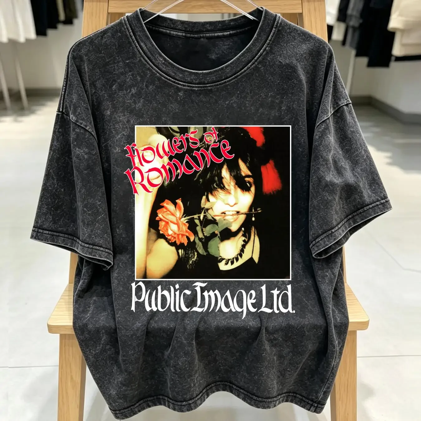 washed T Shirt Public Image Ltd Cotton For men Women Size S 4XL T2266 long sleeves vintage Washed Slightly fashion Casual