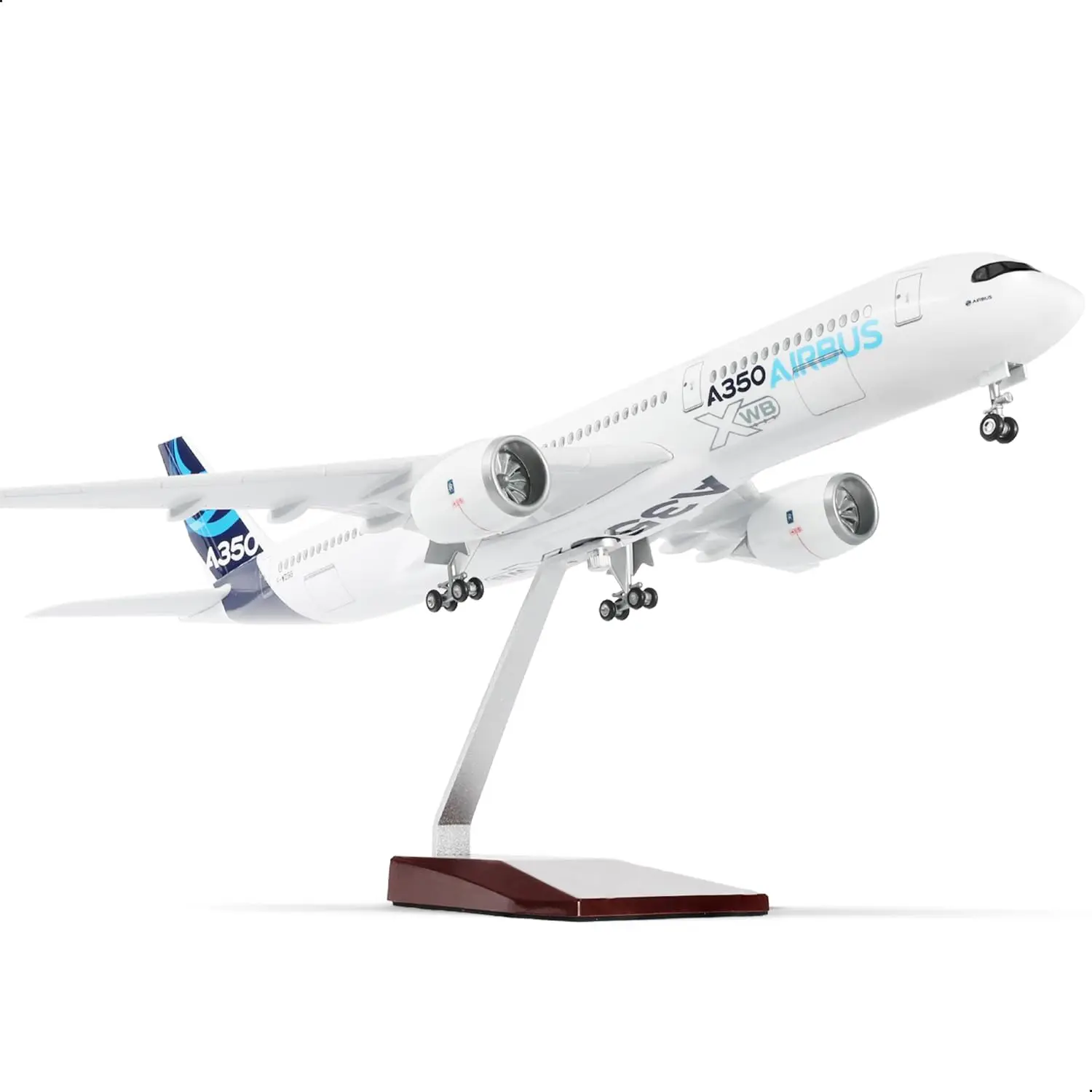 

1/150 A350 prototype aircraft model with stand adult aviation souvenirs, aircraft gifts, for home or office desktop decoration.