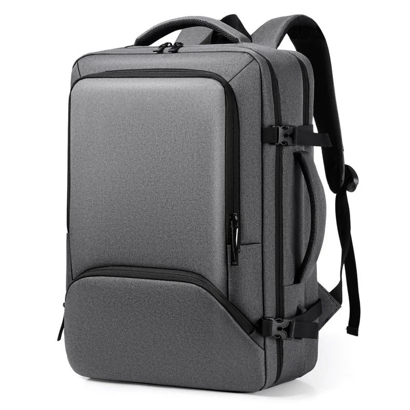 Schult asche Männer 17.3 ''große Kapazität Laptop Rucksack USB-Port multifunktion ale Business-Taschen Outdoor-Reisetasche Oxford wasserdicht