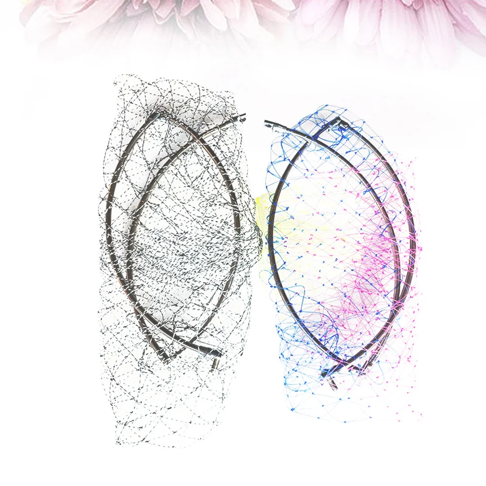 

2Pcs 40Cm Heavy Duty Folding Landing Net Head Stainless Steel Rustproof for Fishing Angling Release Outdoor Survival Tools