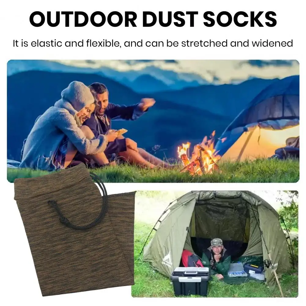 Dustproof Bag Expandable Dust Cover Moisture-proof Shooter Sleeve with Drawstring Closure Dustproof Anti-rust for Hunting