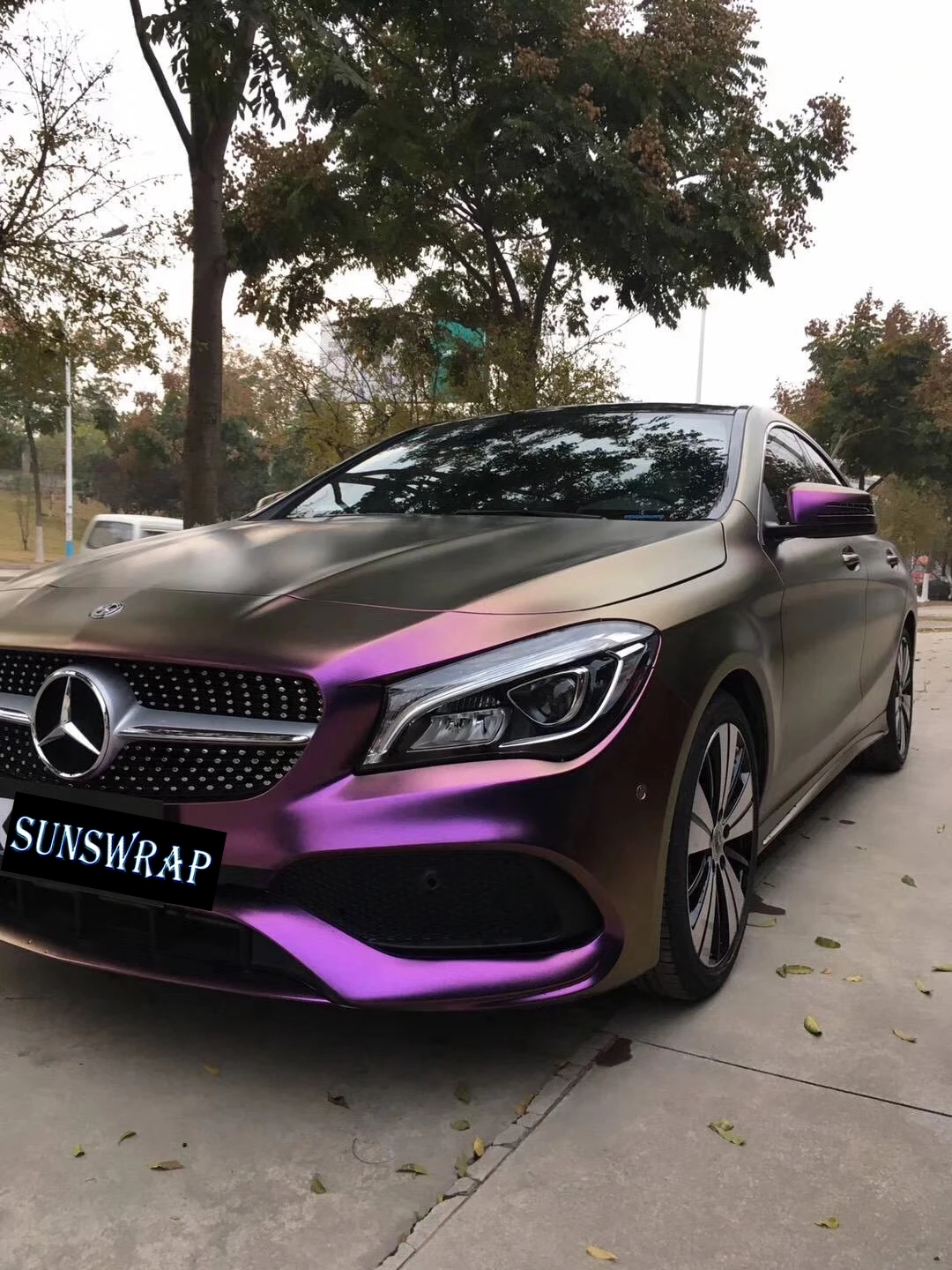 

2025 Purple Gold Flip Chameleon Vinyl Car Stickers Matt Vinyl Chameleon Car Wrapping films for vehicle wraps with air release