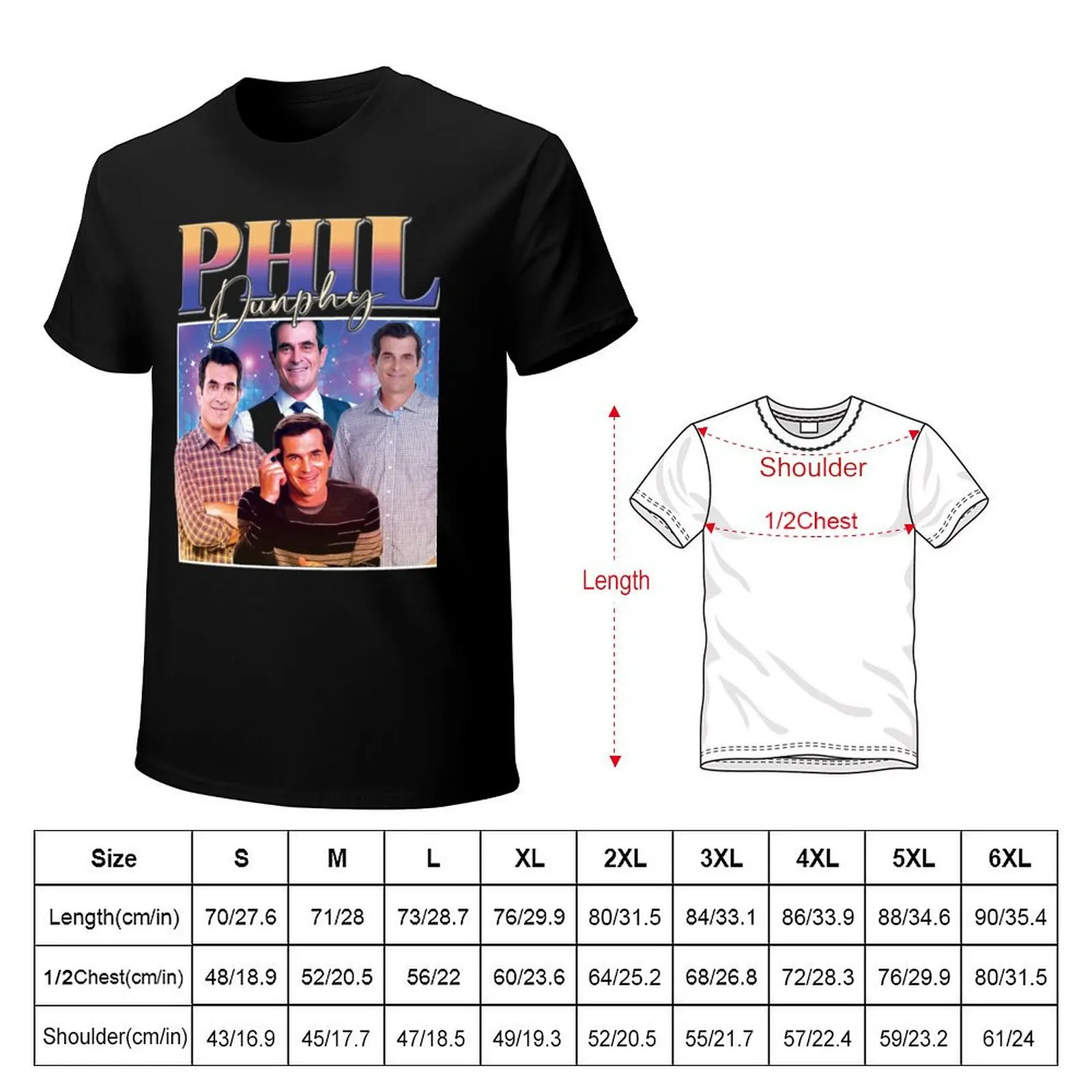 Phil-Dunphy-Homage, T-Shirt Big and Tall Crew Neck Tee