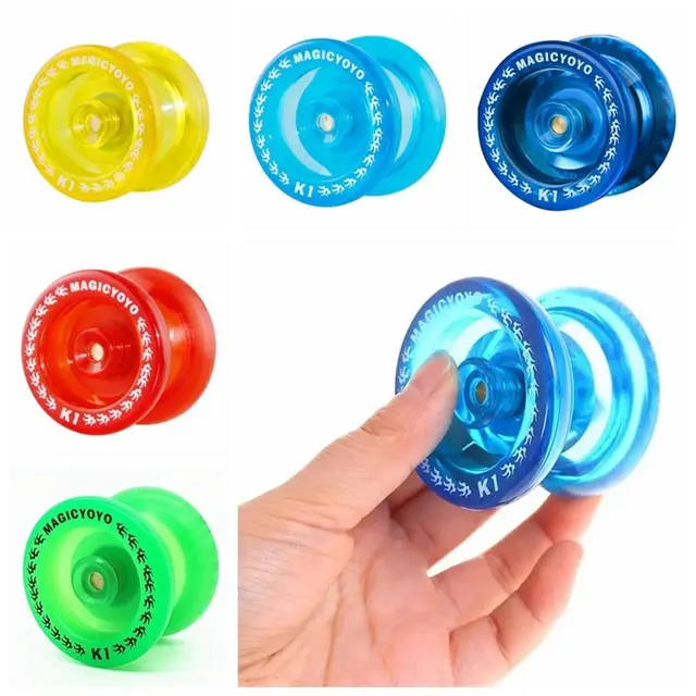 Profesjonalna łożysko KK magiczna Yoyo K1 Spin ABS Yoyo 8 Ball z sznurek do kręcenia dla dzieci klasyczne zabawki dla chłopców