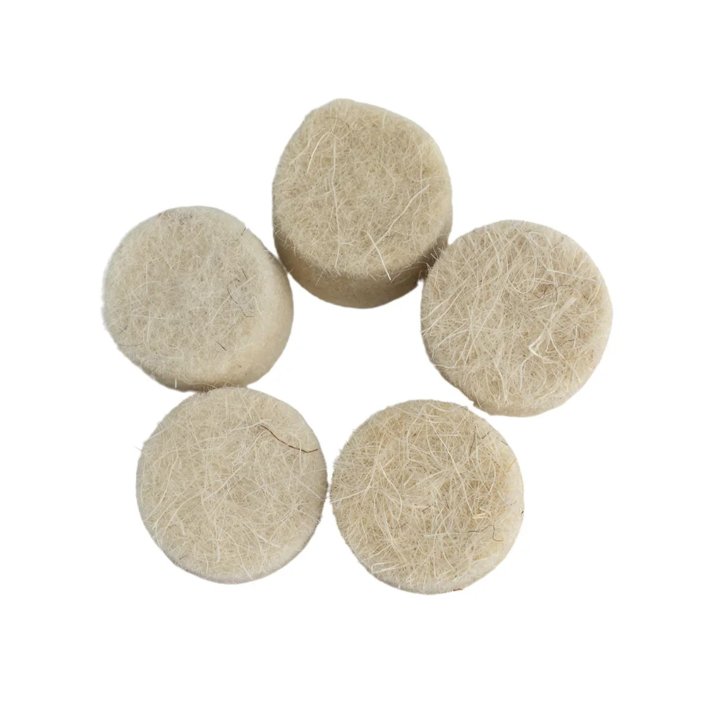 Wool Buffing Wheel Kit 129pcs for 3mm Shank Rotary Tool for Polishing Metal Wood with Felt Cones Cylinders and Connecting Rods