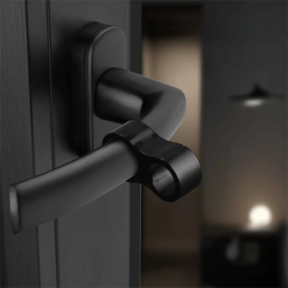 1pc Durable PVC Door Handle Bumper Silicone Anti-collision Door Stopper Clear No Drill Windproof Door Stop Home Office