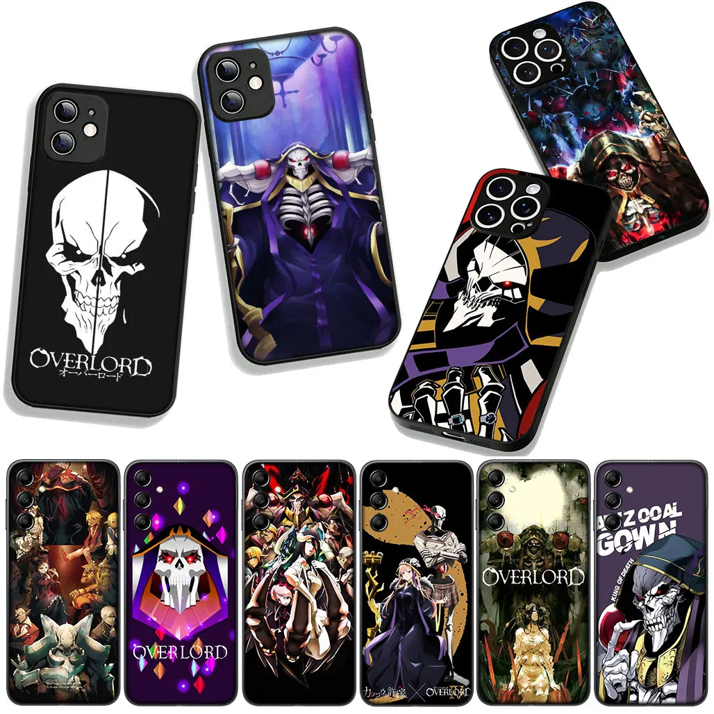 Для Motorola Moto G54 G05 G24 G45 G55 G75 G9 G85 G15 Power Edge 50 30 Ultra Fusion 40 neo Pro Чехол для телефона Overlord Anime