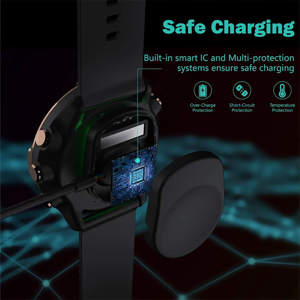 Suunto 7-Smart Watch Charger, cabo de carregamento USB magnético, acessórios Smartwatch, 39.37 ", 100cm